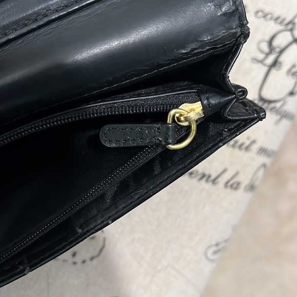 Coach Black Leather Long Wallet.  Pre-Loved. - Picture 11 of 16